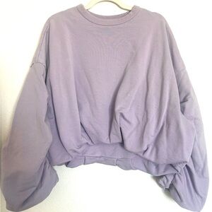 Dries Van Noten Lilac Oversized Sweatshirt